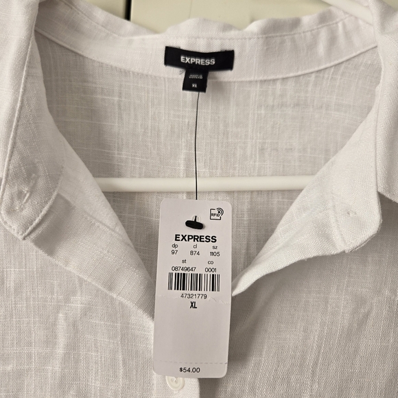 Express White Sleeveless Blouse - Picture 3 of 4